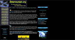 Desktop Screenshot of betamountain.rabbibob.com