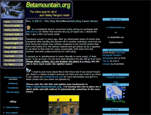 Tablet Screenshot of betamountain.rabbibob.com
